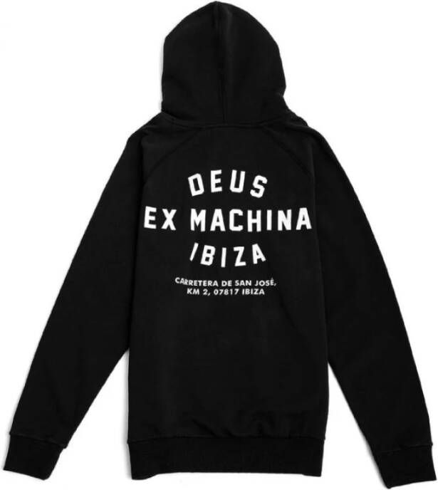 Deus Ex Machina Ibiza adres hoodie sweatshirt Zwart Dames