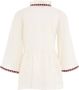 Devotion Blouse met geborduurde details Valtos naturel - Thumbnail 3