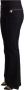 D.Exterior Black Cotton Mid Waist Cotton Flared Jeans Zwart Dames - Thumbnail 2