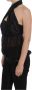 Exte Elegante Zwarte Avond Wrap Blouse Black Dames - Thumbnail 2