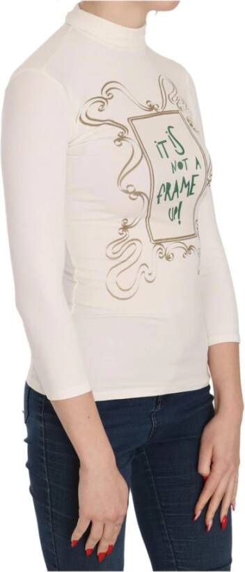 D.Exterior Crew Neck It Is Not A Frame Up! Print Blouse Wit Dames