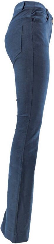 D.Exterior Brede broek Blauw Dames