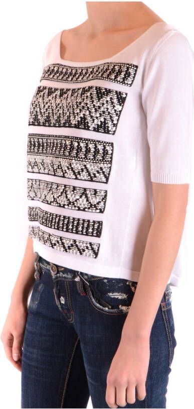 D.Exterior Vrouwen s kleding t-shirts & Tops 42374 Azteco Wit Dames