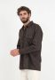 Dickies Lange Mouw Werkoverhemd Donkerbruin Brown Heren - Thumbnail 2