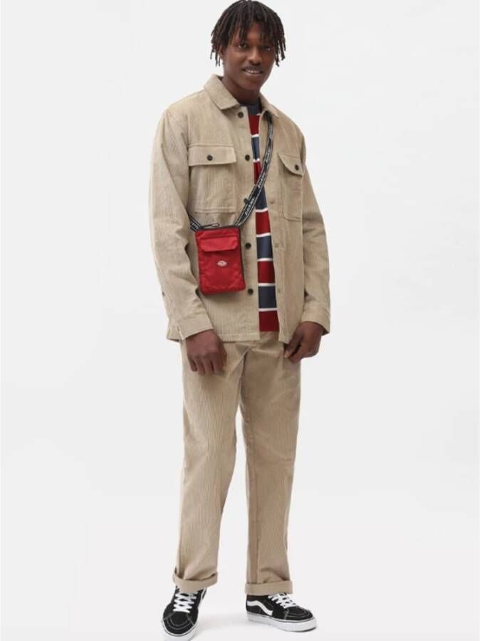Dickies Higginson Overhemd met Lange Mouwen Beige Heren