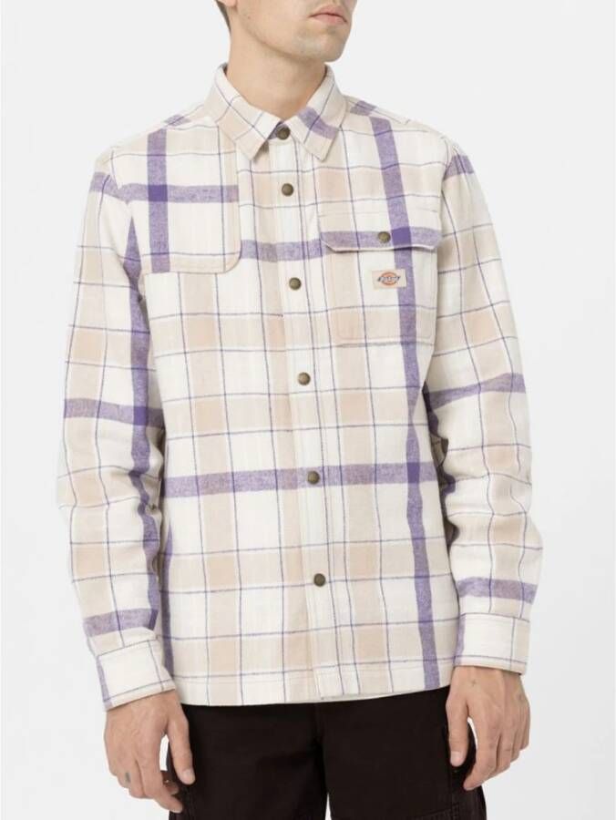 Dickies Nimmons Flanellen Overhemd Beige Heren