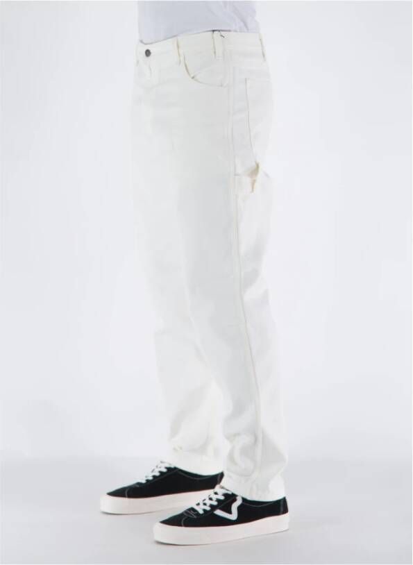 Dickies Straight Trousers Wit Heren
