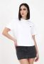 Dickies Witte T-shirt met logo patch voor vrouwen White Dames - Thumbnail 2