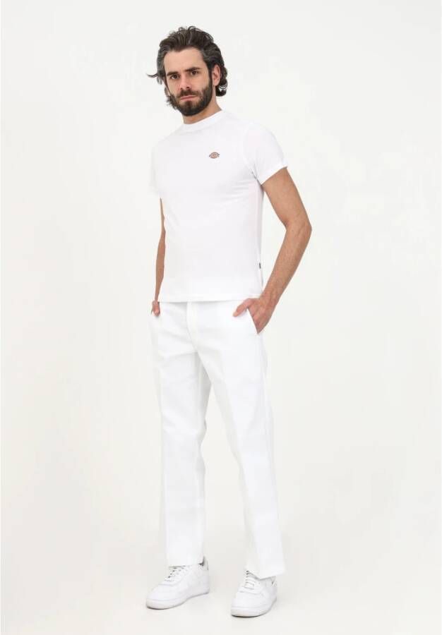 Dickies Trousers White Wit Heren