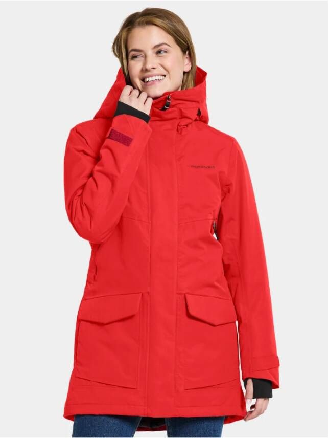 Didriksons Parkas Rood Dames