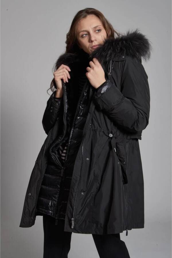 Diego M Afneembaar Konijnenlichaam Interieur Black Dames