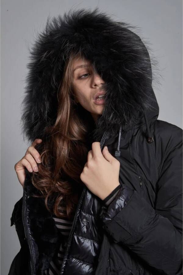 Diego M Afneembaar Konijnenlichaam Interieur Black Dames