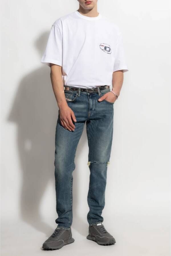Diesel 2019 D-Strukt L.30 slim fit jeans Blauw Heren