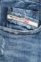 Diesel Stijlvolle Slim-Fit Jeans met Hak en Zoolhoogte Blauw Heren - Thumbnail 4