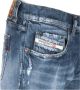 Diesel Stijlvolle Slim-Fit Jeans met Hak en Zoolhoogte Blauw Heren - Thumbnail 6