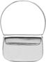 Diesel Zilveren Spiegelende Leren Tas met Handvat en Afneembare Schouderband Gray Dames - Thumbnail 4