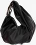 Diesel Grab-D Hobo M Shoulder Bag Embellished hobo bag in stretch PU Black Dames - Thumbnail 2