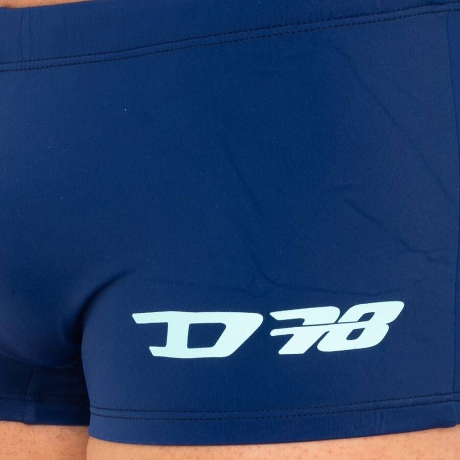 Diesel Rode Boxer Zwembroek voor Heren Blauw Heren