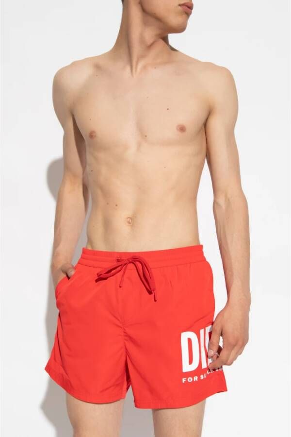 Diesel Bmbx-Nico zwembroek Rood Heren