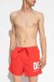 Diesel Zwemshorts met maxi logo halflang Red Heren - Thumbnail 2