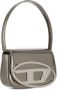Diesel Bronzen Metallic Schoudertas voor Vrouwen Bruin Dames - Thumbnail 6