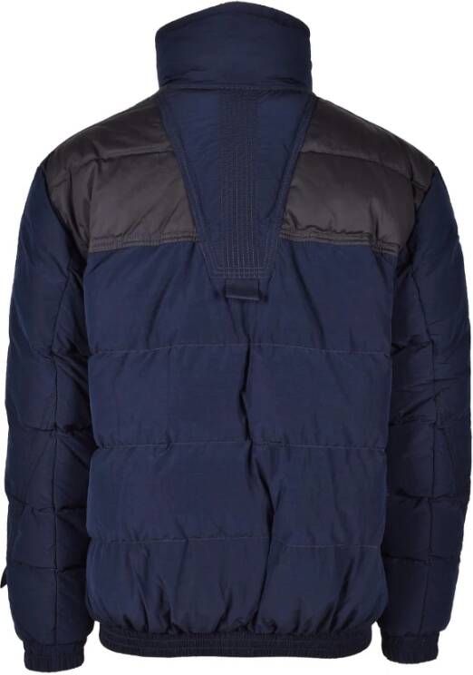 Diesel Blauwe Gewatteerde Jas Wintercollectie Blauw Heren