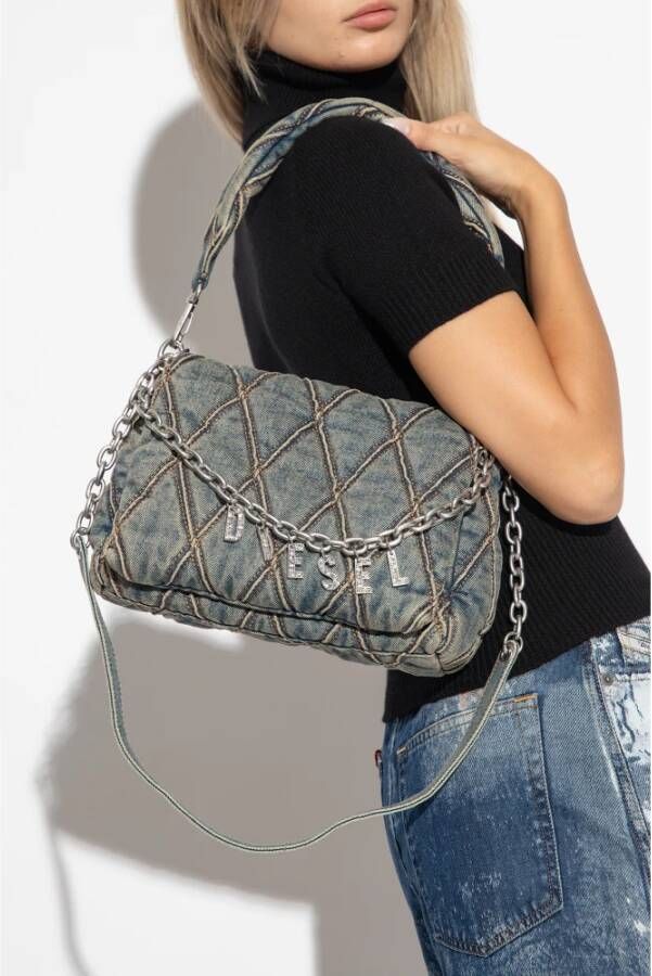 Diesel Cross Body Bags Blauw Dames