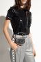 Diesel 1Dr-Xs-S Iconic mini bag in mirrored leather Gray Dames - Thumbnail 2