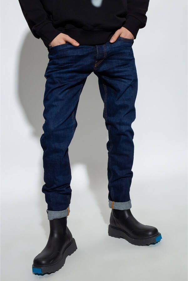 Diesel Skinny jeans Blauw Heren