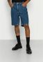 Diesel Heren Knoop Rits Shorts Blue Heren - Thumbnail 2