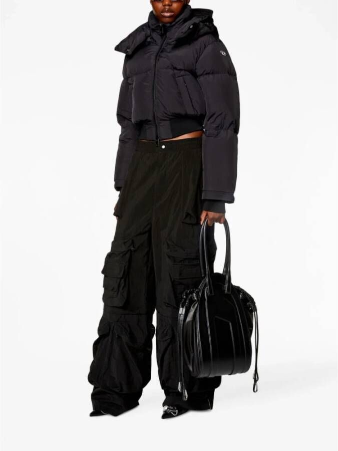 Diesel Down Jackets Zwart Dames