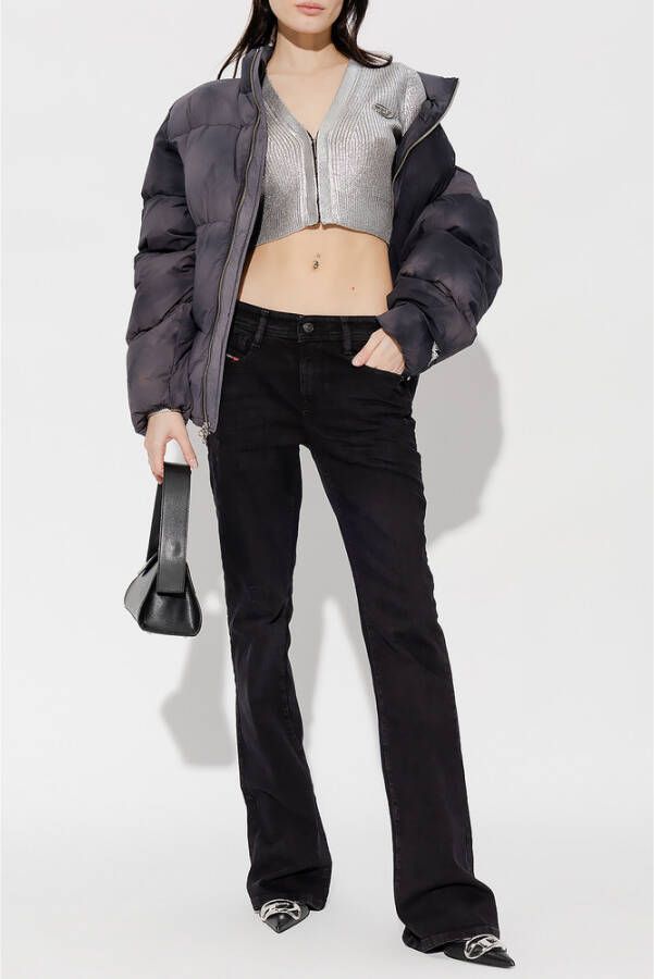 Diesel Flared Jeans Zwart Dames