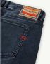 Diesel Blauwe Jeans met samenstelling van katoen polyester en elastaan Blue Heren - Thumbnail 10