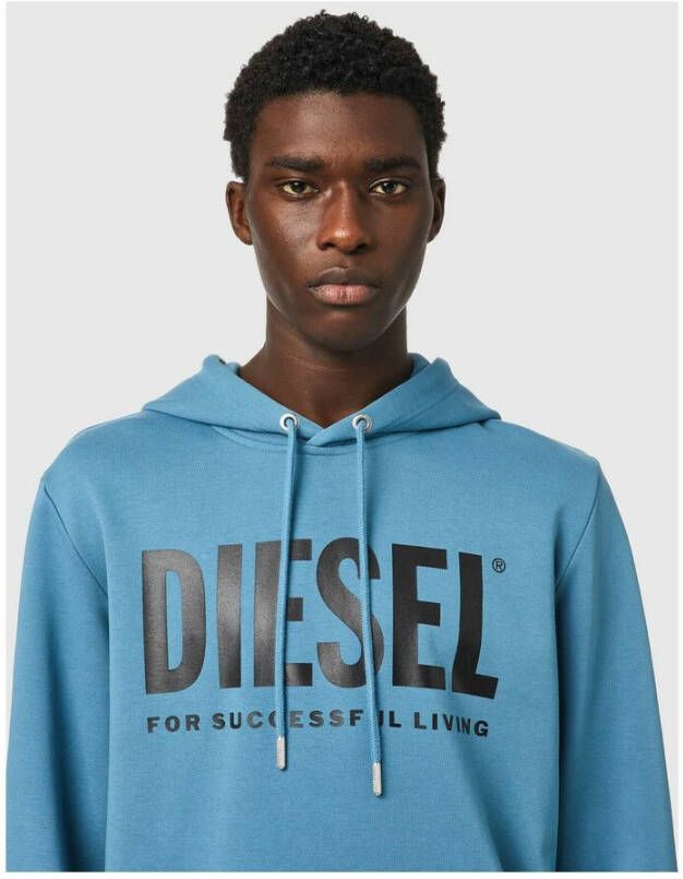 Diesel Hoodies Blauw Heren