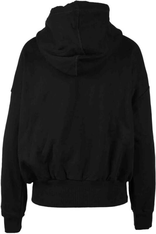 Diesel Comfortabele katoenen hoodie voor vrouwen Zwart Dames