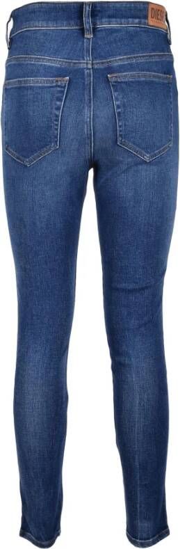 Diesel Iconische Navy Blue Skinny Jeans Blauw Dames