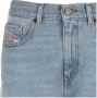 Diesel Comfortabele Straight Jeans voor Vrouwen Blauw Dames - Thumbnail 9