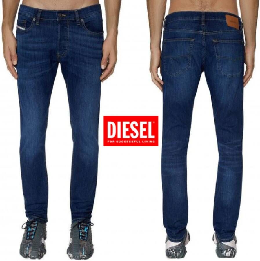 Diesel Slim-Fit Blauwe Heren Jeans 00Sid9 Blauw Heren