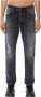 Diesel Donkergrijze Slim Fit Denim Jeans Gray Heren - Thumbnail 4