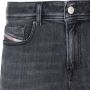 Diesel Heren Stretch Denim Jeans Grijze Wassing Skinny Fit Grijs Heren - Thumbnail 4
