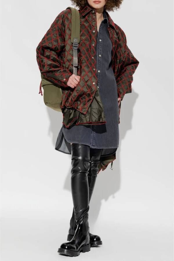 Diesel Dagshirtjurk Grijs Dames