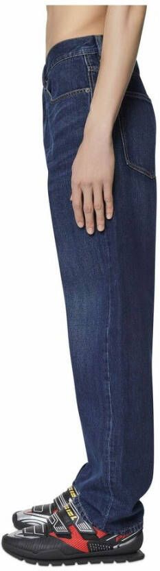 Diesel Loose-fit Jeans Blauw Heren
