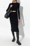 Diesel 9XX Deep Black `M-Pelagos` Midi Jurk Zwart Dames - Thumbnail 2