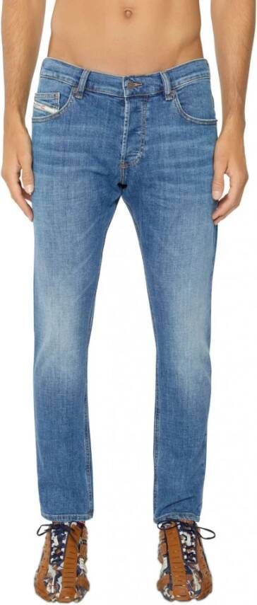 Diesel Straight Jeans Upgrade Hoogwaardige denim Comfortabele en stijlvolle pasvorm Blauw Heren