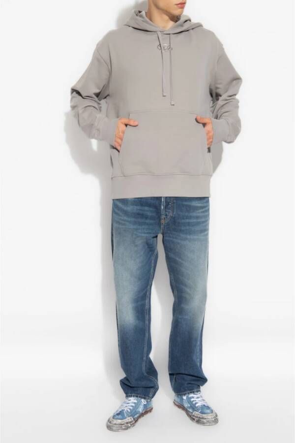 Diesel S-Macs-Hood-Od hoodie Grijs Heren