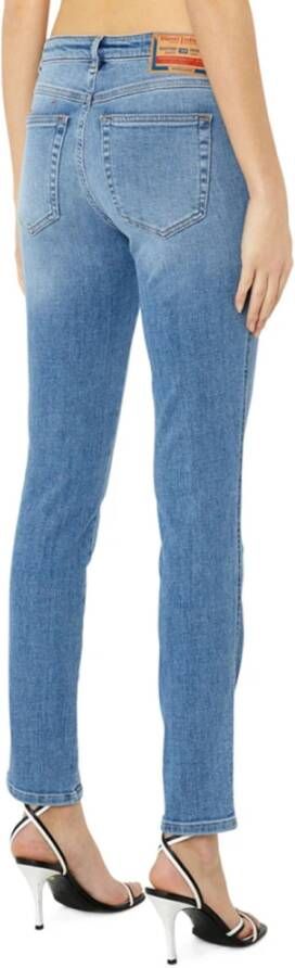 Diesel Stretch Skinny Jeans voor Dames Blauw Dames