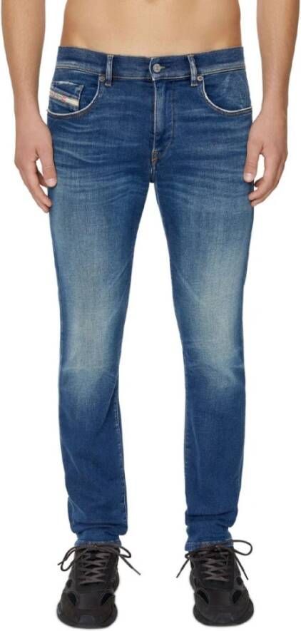 Diesel Stijlvolle Slim-fit Jeans Blauw Heren