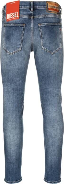 Diesel Moderne Slim-fit Jeans Blauw Heren