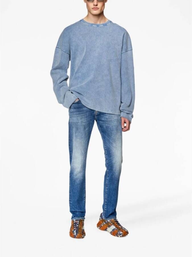 Diesel Slim-fit Jeans Blauw Heren