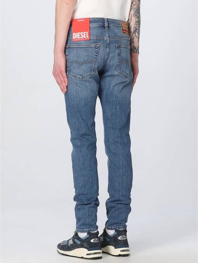 Diesel Slim-fit Denim Jeans voor Heren Blauw Heren